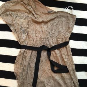 Lily Rose lace one shoulder dress